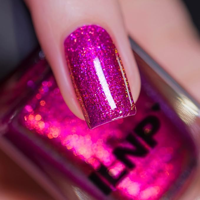 ILNP Showstopper - Vivid Magenta Shimmer Nail Polish