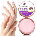 Gelike EC Nail Care Cuticle Softener: Organic Cuticle Remover Cream - Natural Moisturizer Nourish Balm - Rich Vitamin E Spa for Dry Skin - Rose Scent for Woman