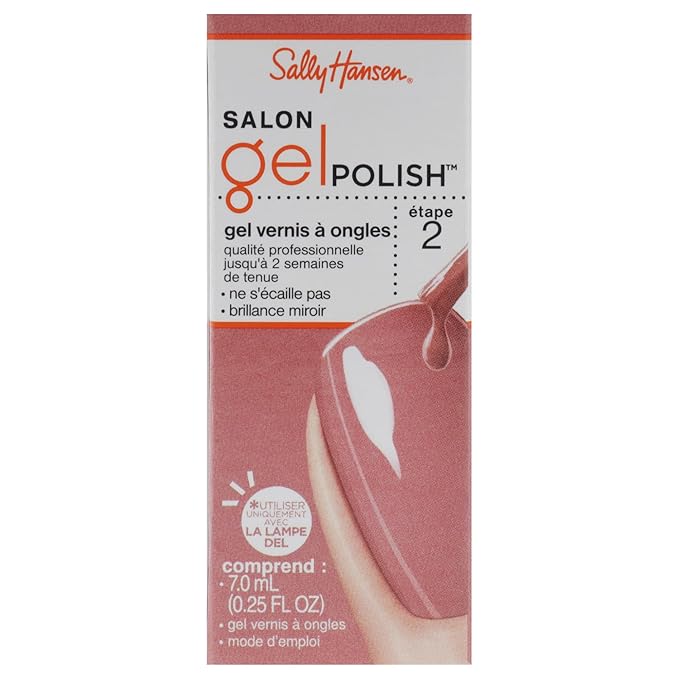 Sally Hansen Salon Pro Gel Nail Polish Lacquer, Pink Pong, 0.24 Fl. Oz.