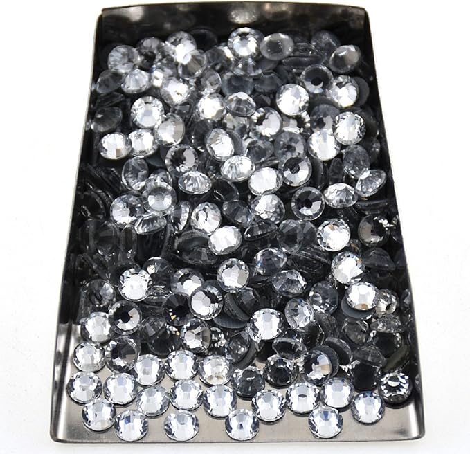 1440pcs Hotfix Quality Crystal Rhinestones Flatback Nail Art Pick Color (Crystal, 10ss)