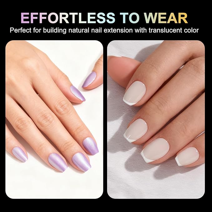 Extra Short Coffin Nail Tips - 12 Sizes 240Pcs Soft Gel Pre-Shaped Nails, Half Matte Full Cover False Nail Tips for Nail Extension, Manicure, Home DIY, Salon, Acrylic Gelly Nails