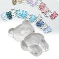 Nail Color es, 50pcs Nail Polish Color Card Transparent Acrylic Nail Polish Color Display Card Cute Cartoon Bear Shaped Nail Art Color Display CardNail Art Display Card