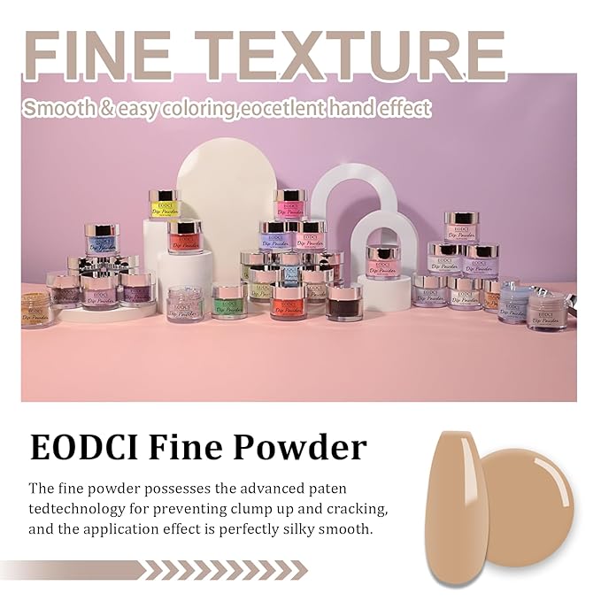 Dip Powder, Nude Color Dipping Powder French Nail Art Starter Manicure Salon DIY at Home, Odor-Free and Long-Lasting, No Needed Nail Lamp Curing, 1 Oz