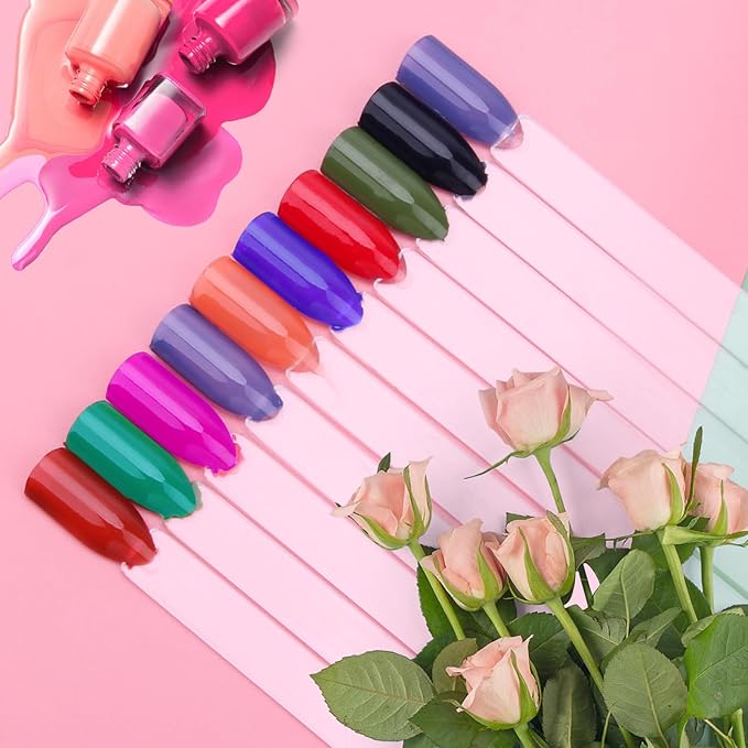 AHIER Nail Swatch Sticks, Swatch Sticks Nail Polish, Fan-shaped False Fake Nail Art Tips Sticks Polish Gel Salon Display Chart Practice Tool (200 Pack)