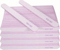Nail File (100 Pcs), Bulk Emery Board Nail Files for Acrylic Nails and Natural Nails, 100/180 Grit Double Sided Emory Boards for Gel Nail Professional Reusable Washable Manicure Pedicure Kit Set Gray