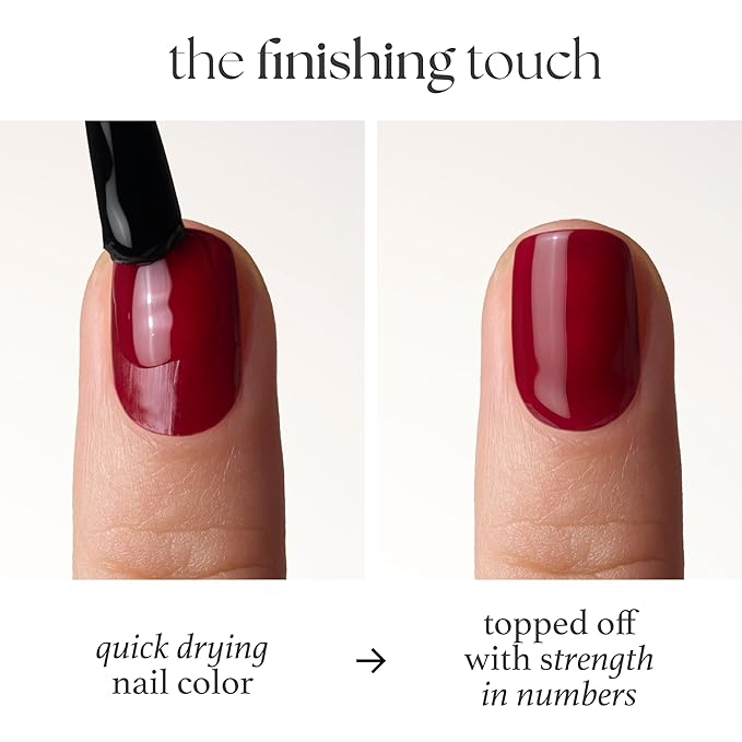 Julep Quick Drying Nail Color | Strength in Numbers | 3-in-1 Base Coat, Top Coat and Nail Hardener for Stronger, Longer-Lasting Wear