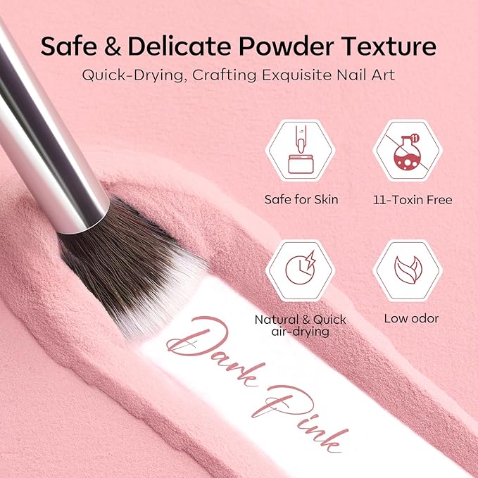 Modelones Acrylic Powder, 4.23oz Upgraded Cover Pink Nail Acrylic Powder for Nail Art 3D Carving French Nails Extensions, Non-Yellowing, Valentines Day Gifts for Women