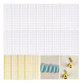 1696 Double Sided Tape for Press On Nails Stand holder Sticky Tabs Nail Art Accessories Nail Display Tape Clear False Tip Adhesive Tape for Practice Design DIY Home Salon