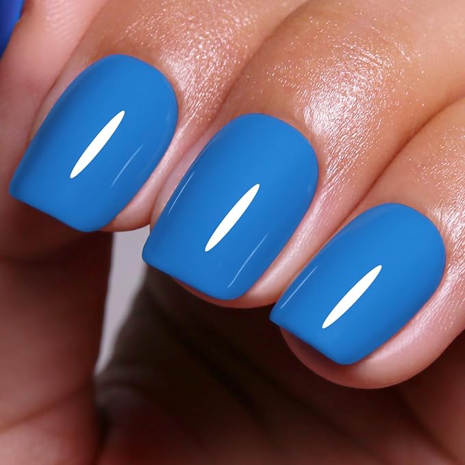 Gel Polish, 0.5 Fl Oz Royal Blue Nail Gel Polish Spring Summer Art Starter Manicure Salon DIY Soak off UV LED Design