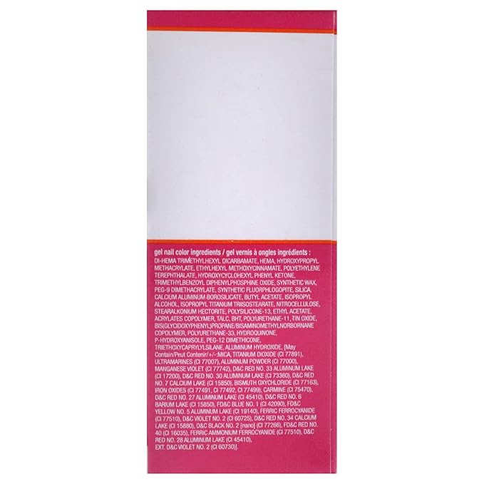 Sally Hansen Salon Pro Gel Nail Polish Lacquer, Back to the Fuchsia, 0.24 Fl. Oz.