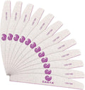 DARYA Nail Files (12 Pcs) Double Sided 100/180 Grit Emery Boards for Nails Acrylics Natural Nail File Durable Washable Professional Nail Files for Salon & Home Use (12, Count, 100/180 Grit)