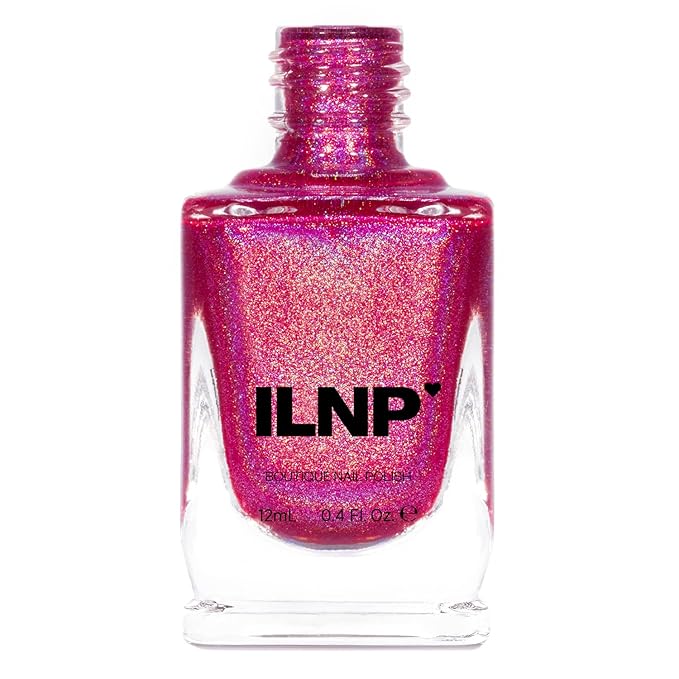 ILNP Bouquet Toss - Vivid Fuchsia Pink Ultra Holo Nail Polish