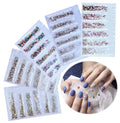 7200 Pieces(6 Grid)5 Pack of Nail Art Rhinestone Decoration Style1