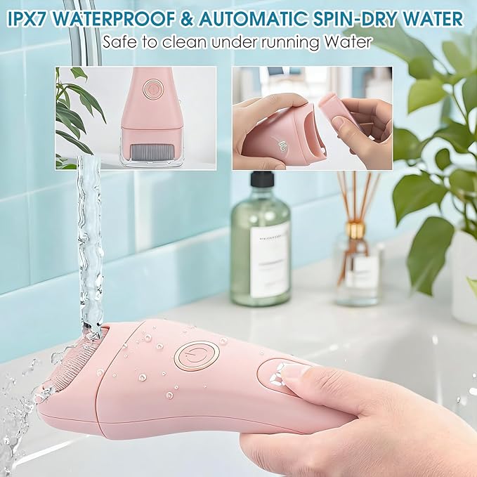 Electric Foot File Callus Remover for Feet - 3pcs Larger Grinding Head&3Speed, Pedicure Kit Foot Scrubber Deadskin Callus Remover, Foot Care Kit Pedicure Tools for Dead Skin Callus Hardskin Dry Cracks