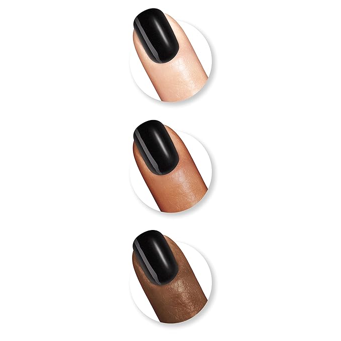 Sally Hansen Miracle Gel Nail Polish, Shade Onyx-pected 849 (Packaging May Vary) (Pack of 3)