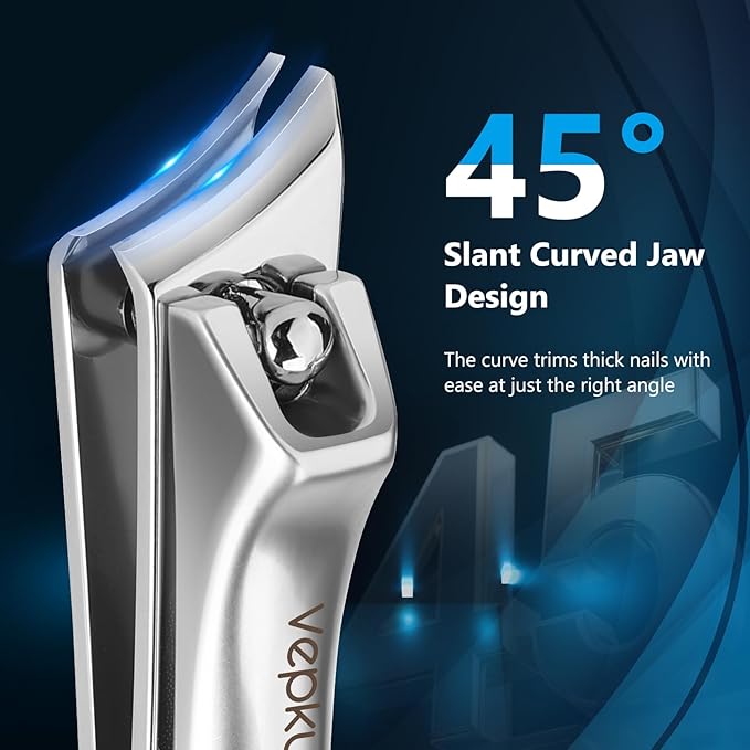 Nail Clippers&Toenail Clippers for Thick Nails for Seniors | Toe Nail Clippers Set for Ingrown Nails for Men | Manicure Kit &Nail Cutter for Women, Gift Idea