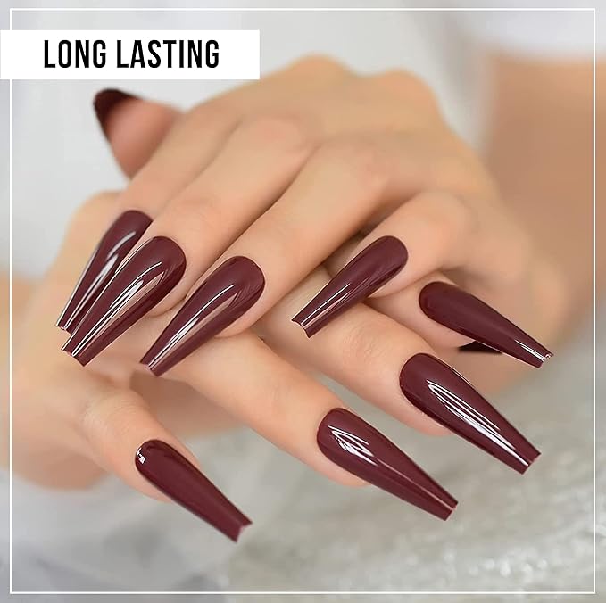 Nail Gel-X Natural Coffin X-Large Tips Set - NeVi USA Premium Quality, 360 Tips in 12 Sizes - Complete DIY Nail Extension Kit | No Size 00 Included #10&11 are in the same section #10