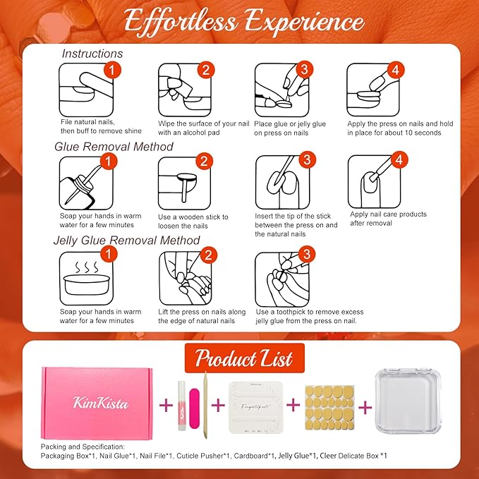 Handmade Acrylic Press On Nails Almond, 3D Press On Nails Medium, Flower 3D Red Nails French Tip Preal Shell Leopard For Women Gift, Reusable Stick On Fake Nails Kit With Nail Glue(Lush Garden-M)