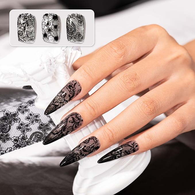 GELLEN 2Pcs Nail Foil Transfer Gel, 18ml Foil Glue Gel for Nails Stickers, Nail Foils Transfer Nail Art Glue Gel Polish, Complete Clear Transferred Pattern, Cure 30-60s, Non-toxic HEMA Free TPO Free