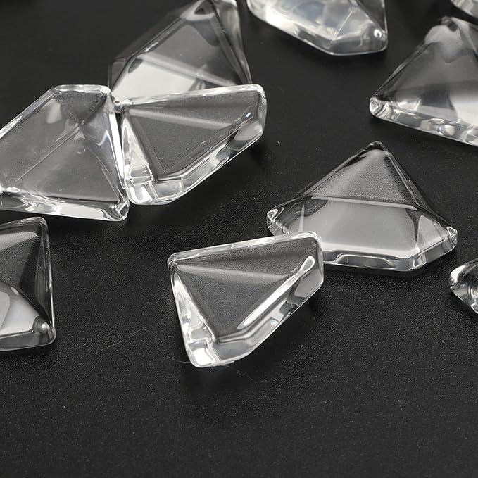 Glass Nail Polish Color Card,50PCS Crystal Nail Art Color Display Tips Transparent Nail Practice Card Design for Beauty Salon