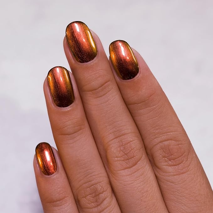 ILNP Abundance - Red, Orange, Bronze, Gold Ultra Chrome Color Shifting Nail Polish