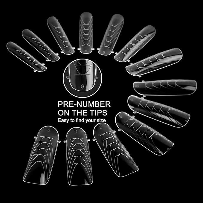 130Pcs Dual Nail Forms,Flat Oval Extension Poly nail gel Nail Forms Full Cover Reusable Nail Molds 13 Sizes for Solid Nail Gel Glue Nail Art Design Salon&DIY