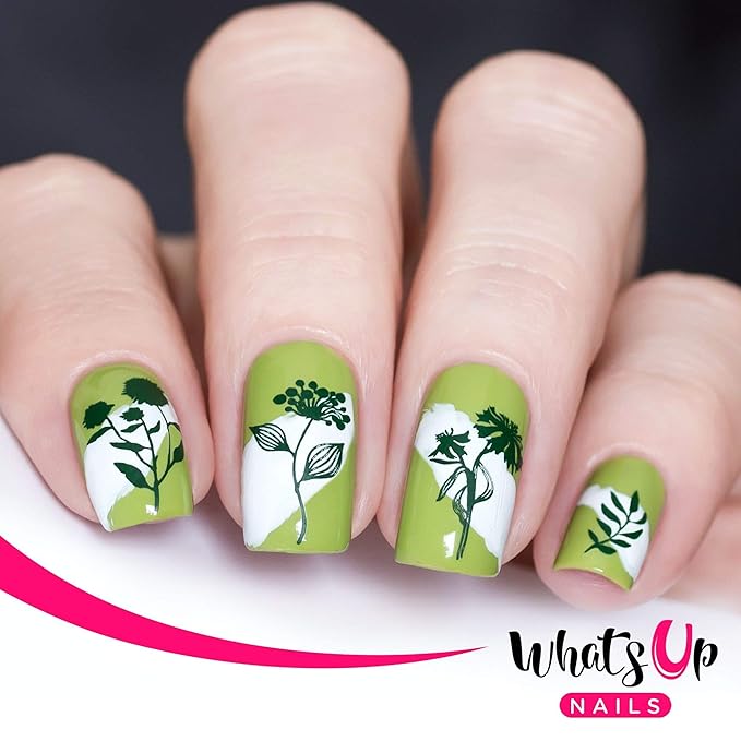 Whats Up Nails - A020 Floralize Your Texture Stamping Plate for Nail Art Design