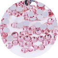 4500 Pcs SS12 3mm Flatback Rhinestones for Nails Art Crafts Glitter Round Gems Crystals DIY Clothes Shoes（Light Pink)