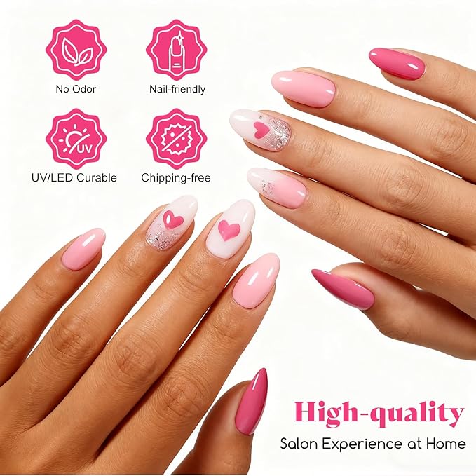 12 Colors Press on Nails Short Almond, 15Size 360PCS Full Cover Fake Nails with Adhesive Tabs - Glossy Jelly Nude Milky White Shape False Nails for Women, Easy Application for Daily Wear
