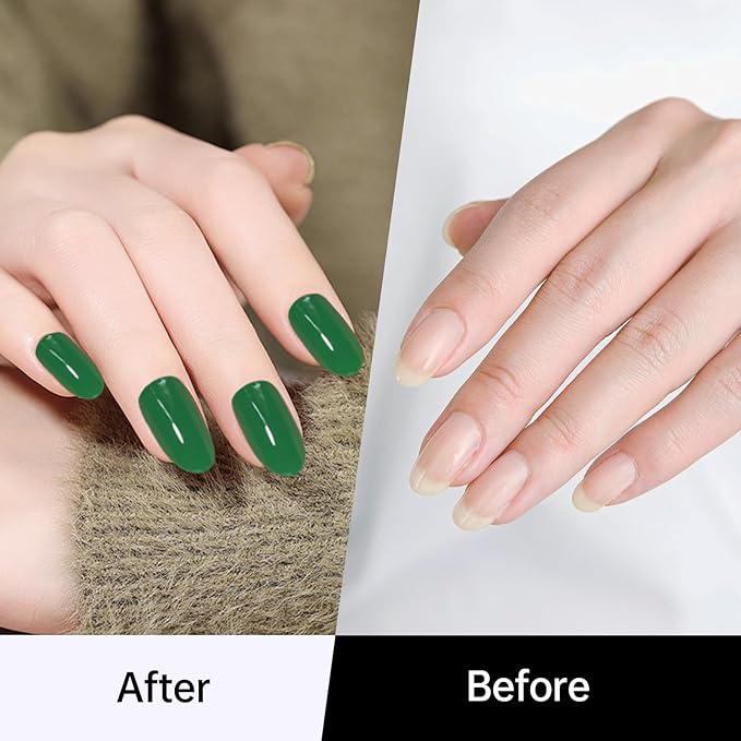 White Press On Nails Almond, Medium Beige Fake Nails with Nail Glue, Natural Soft Gel Nail Kit, Natural Reusable Glue On Nails in 15 Sizes 30 Fake Nails Kit