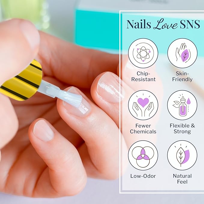 SNS Nail Polish for Nail Dip Powder, SenShine Vitamin Oil - Natural Formula that Supports Stronger & Healthier Nails - Lightly Scented Citrus Formula for Nails & Cuticles - No UV Lamp Required, 0.5 OZ