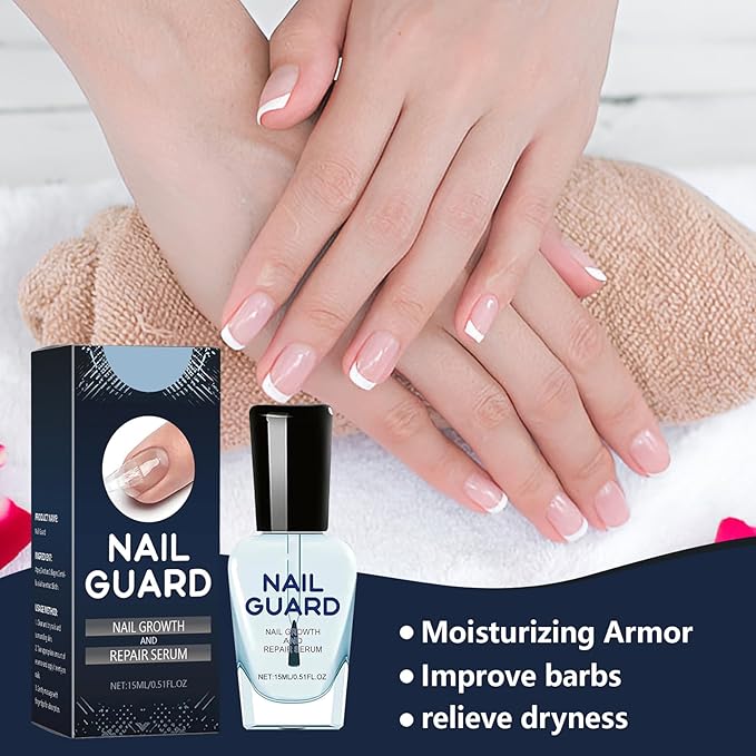 Onyxoguard Nail Growth And Repair Serum, Nail Growth and Strengthener Essence For Thin Nails And Growth, Nail Growth Serum, Onyxoguard Serum (2PCS), White