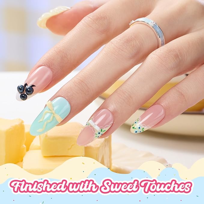 Beetles Butter Yellow Gel Nail Polish - Butter Morning Pastel Yellow Gel Nail Polish, Same Color Same Bottle, Soak Off UV LED Lamp Pastel Nails Art, Long-Lasting Manicure Salon DIY Home Spring Nails