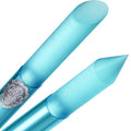 Glass Cuticle Pusher by GLADZY - Manicure Stick, Genuine Czech Quality, Professional Precision Filing Cuticle Remover, Abrasive Surface Never Wears Out