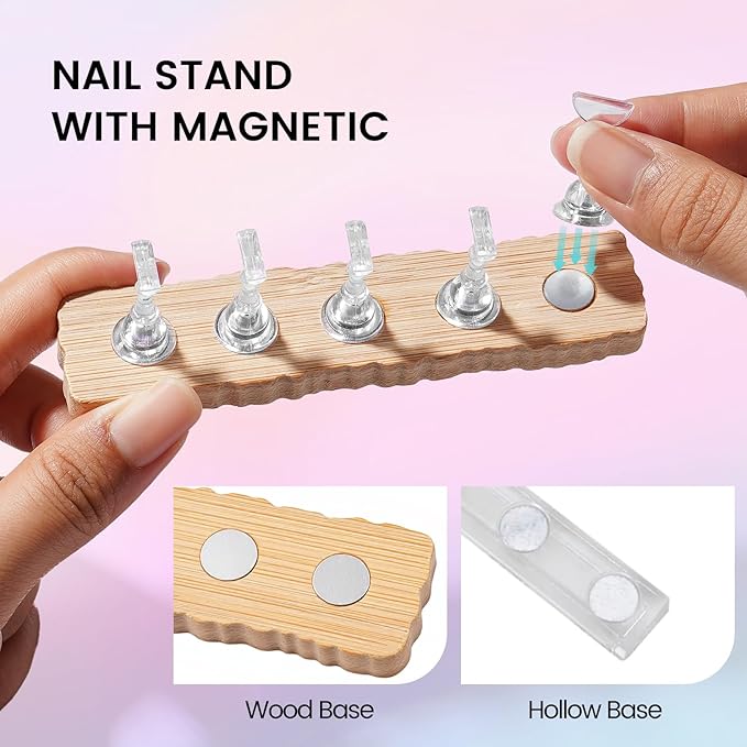 38Pcs Nail Art Brushes Set: Nail Art Tools with Nail Stand Holder, 15Pcs Nail Design Brushes, 5Pcs Dotting Tools, 5Pcs Sculpting Brushes, Resin Palette, Nail File for Painting Nails
