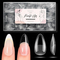 Makartt Almond Nail Tips: 510pcs Full Cover Medium Almond Fake Nails, 15 Sizes Soft Gel Half Matte Pre-shape Soak Off for Press on Nails DIY for Extension No Crease Acrylic Nail Manicure Salon Home