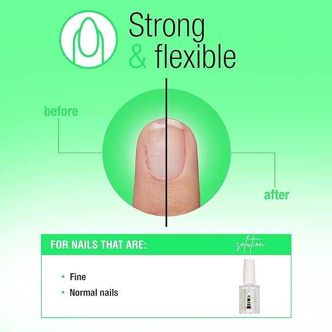 Nail Tek Nail Strengthener Formula 1 – Strengthening Nail-Polish Treatment for Normal & Healthy Natural Nails Growth, 0.5 fl oz
