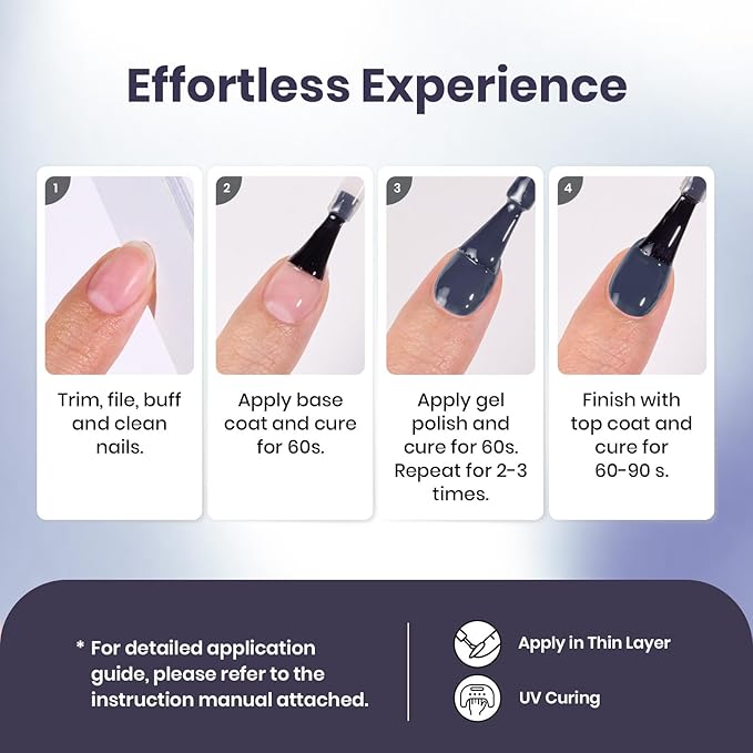 beetles Dark Grey Gel Polish - 15ML Crown Navy Blue Dark Gray Borealis Gel Polish Soak Off Nail Art Manicure Salon DIY Uv Lamp Nail Design Decoration at Home