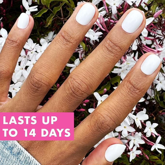 Olive & June Instant Mani Press-On Nails (Glue) | 42 Fake Nails, 21 Sizes | Non-Toxic, Long-Lasting Recycled Materials Realistic Look | Spring Flowers & Patterns | Extra Short, Round| HD