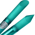 Glass Cuticle Pusher by GLADZY - Manicure Stick, Genuine Czech Quality, Professional Precision Filing Cuticle Remover, Abrasive Surface Never Wears Out