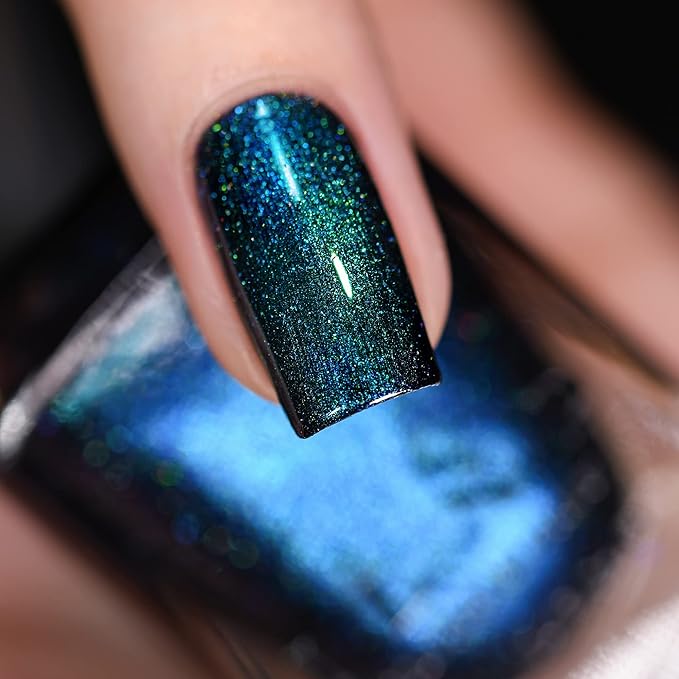 ILNP Spellbound - Teal to Green Holographic Nail Polish