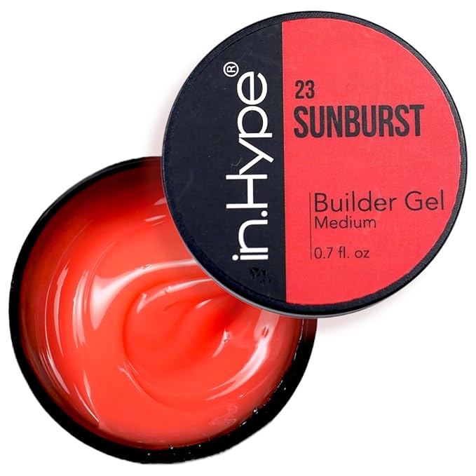 IN.HYPE UV/LED Professional Hard/Builder Gel for Nail Extension/Strengthening/Overlays File Off