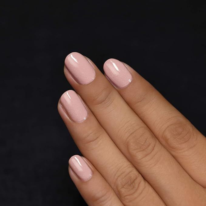 ILNP CEO - Dusty Pink Neutral Nude Nail Polish, Subtle Holographic, Chip Resistant, 7-Free, Non-Toxic, Vegan, Cruelty Free, 12ml