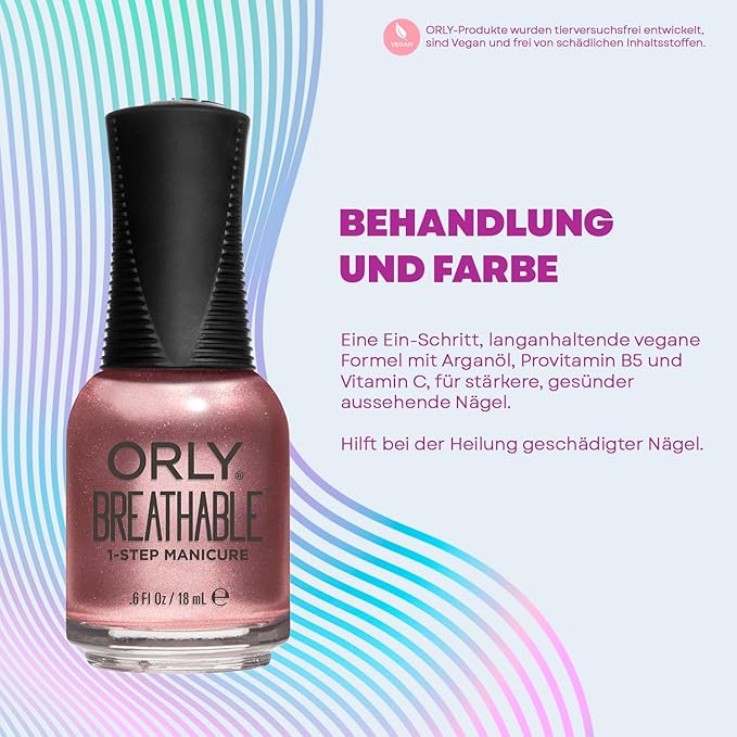 Orly Breathable Treatment + Color - 20981 Soul Sister Women Nail Polish 0.6 oz