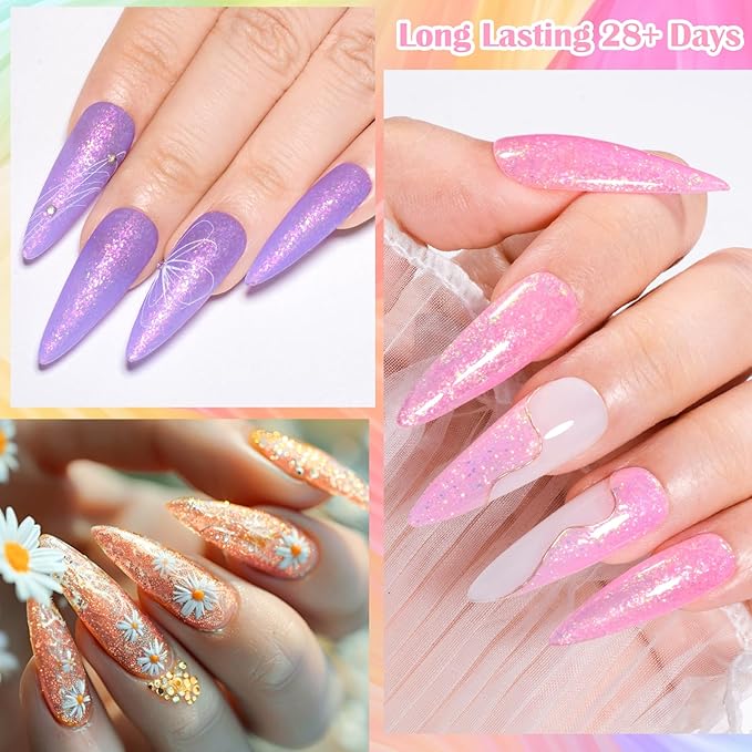 MTSSII 12 Pcs Rubber Base Gel for Nails, Jelly Gel Nail Polish Set Nude Pink Neutral Transparent Milky White Sheer Pink Gold Foil Cloud-pattern Brocade Strengthen/Enhance/Base Coat/Color Gel Polish