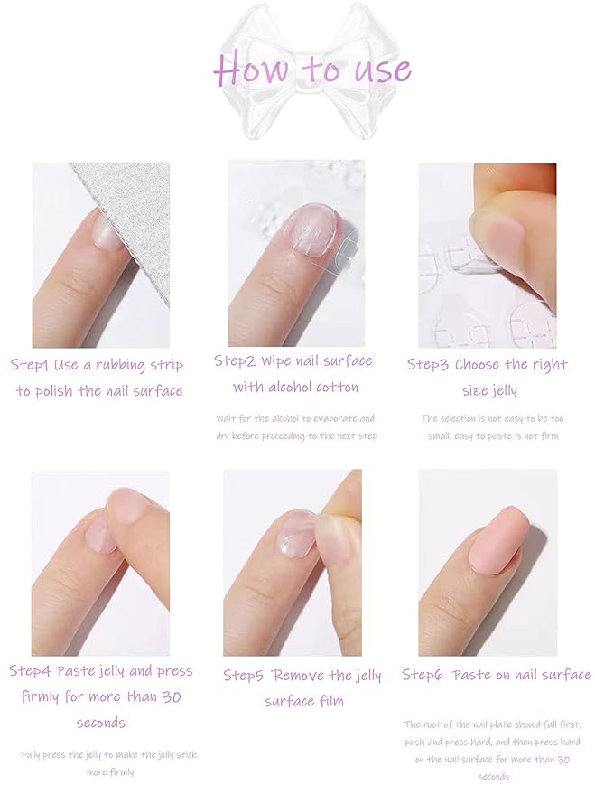 Y2K Press on Nails Long Coffin MABKJLF French Tip Fake Nails Nude Full Cover White Star False Nails with Designs Gradient Acrylic Nails Rhinestone Glossy Glue on Nails for Women Girls 24Pcs