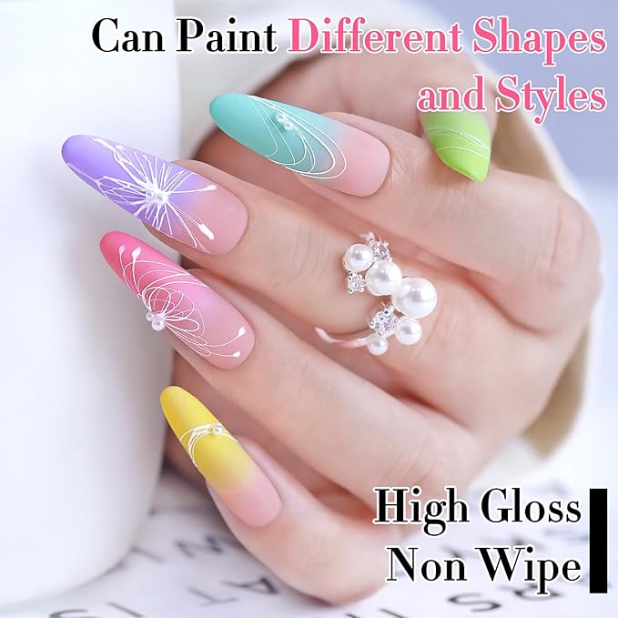 Double Rhythm 3D Nail Gel Solid Sculpting Gel for Nail Art Non-Sticky Hard Gel for Building Carving Molding Nail Extension Soak Off UV/LED Salon Home DIY 0.5 Oz(Spider White)