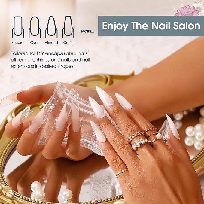 ROSALIND White Poly Extension Gel, 2oz/60ml White Poly Nail Gel for Nail Art Decoration, Pure Color Builder Whites Thickening Polys Extension Easy to DIY Use at Home Need UV Lamp
