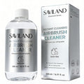 SAVILAND 500ML Airbrush Cleaner: 10s Instant Cleaning Makeup Brush Ceaner Large Capacity Odor Free Precision Bottle for Water-Based Acrylic Paint Airbrush Gel Nail Polish Clog Removal Salon