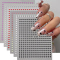 6PCS Mini Heart Nail Art Stickers 3D Self-Adhesive Sparkling Love Nail Art Decals Shinny Red Hearts Designs Nail Sticker for Valentine's Lovers Romantic Stickers DIY Manicure Decoration Accessories